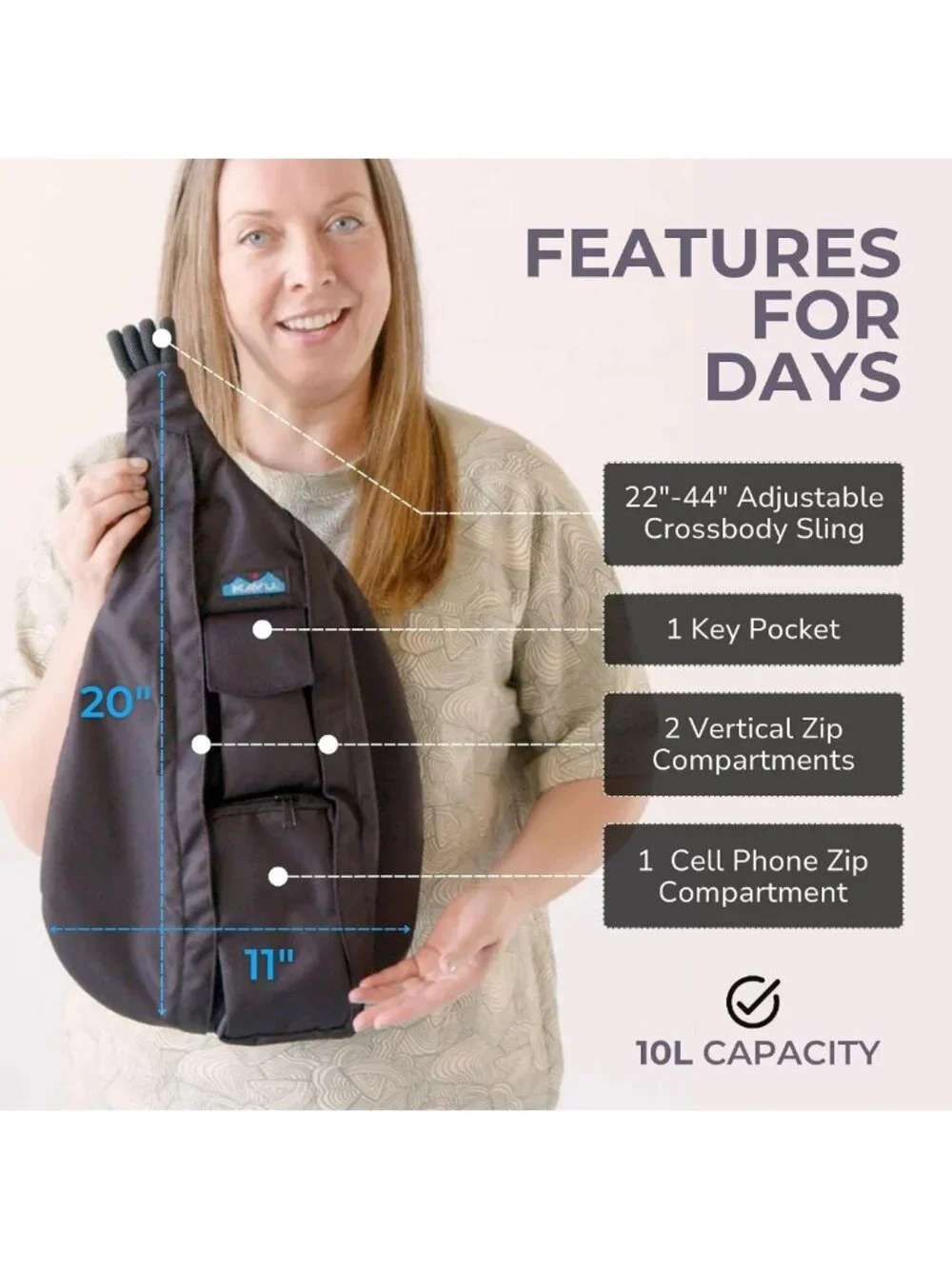 Water-Resistant Crossbody Sling Bag | Stylish & Functional for Everyday Use